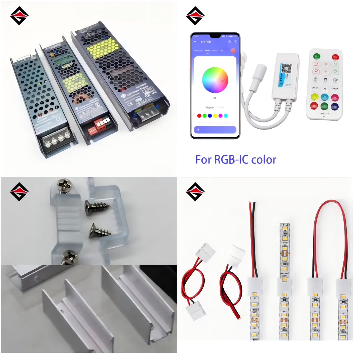 Jetons un coup d'œil aux accessoires dont vous avez besoin pour les bandes de lumière LED